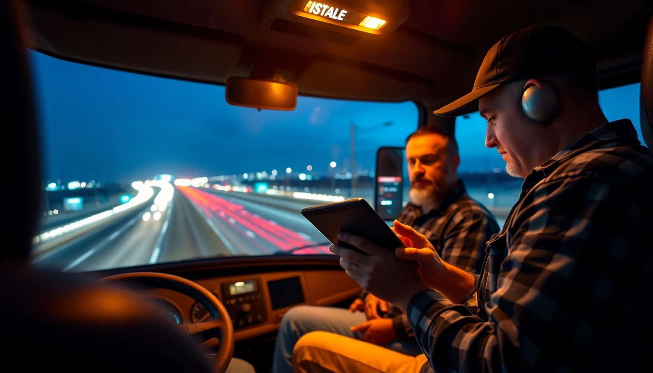Truckers reviewing their experiences at various trucking stops enhance trucker reviews and industry insights.