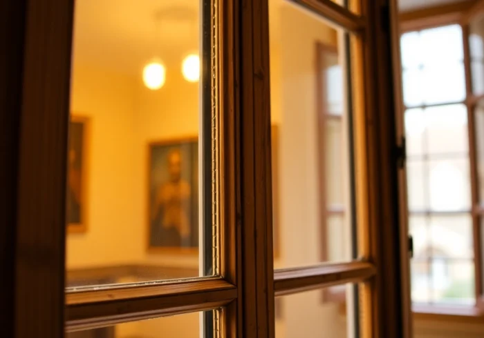 Secondary glazing for sash windows enhances thermal insulation and reduces noise with discreet, high-quality panes installed inside elegant wooden frames.