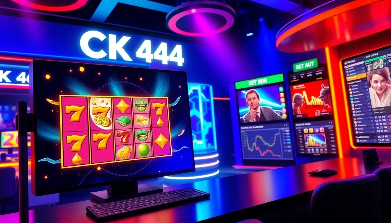 CK444 online gaming platform showcasing slots, live casino, and sports betting for Bangladeshi players, highlighting seamless gameplay and exciting promotions.