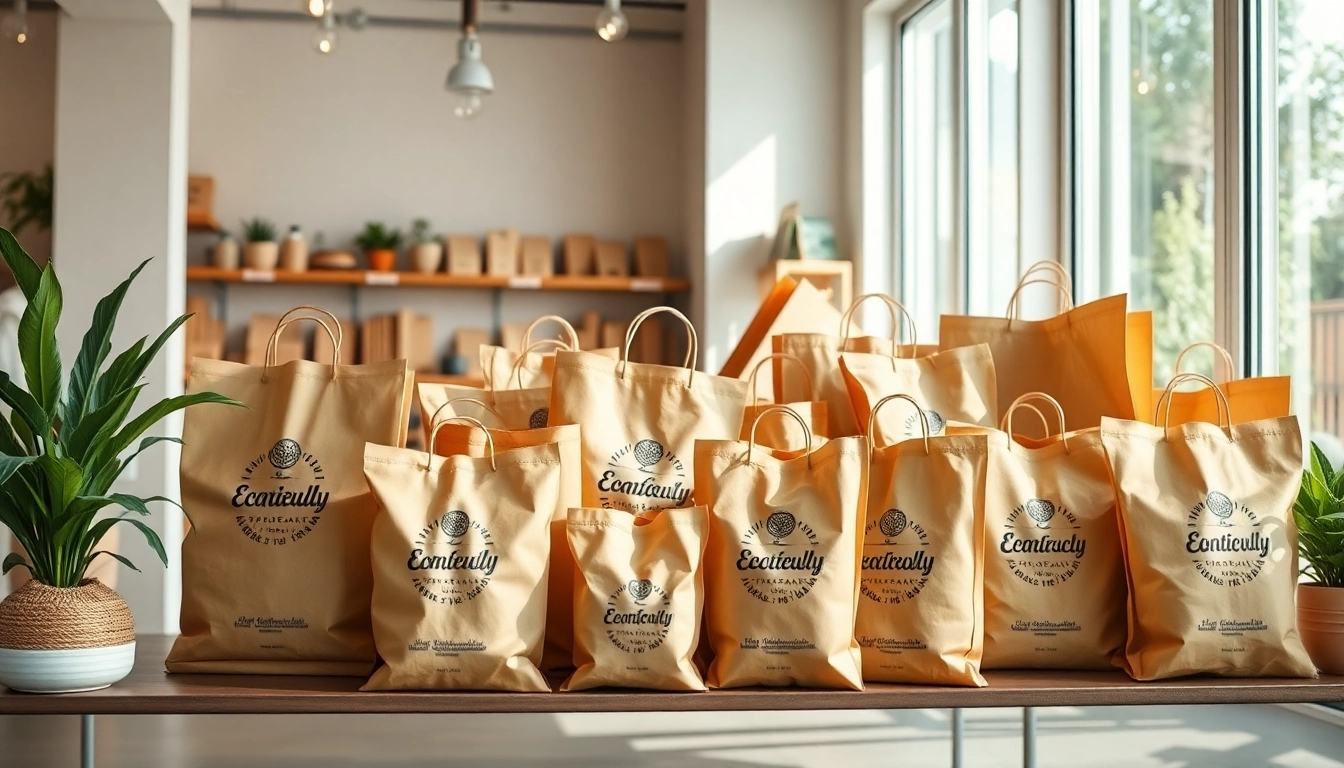 Kolorowe torebki papierowe w Lublinie, idealne do sklepów i gastronomii, prezentujące wysoką jakość i różnorodność.