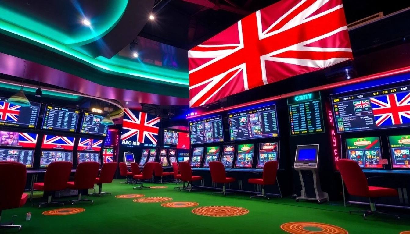 Online casino not on GamStop platform with vibrant screens, UK players, and dynamic gaming action for safe betting.