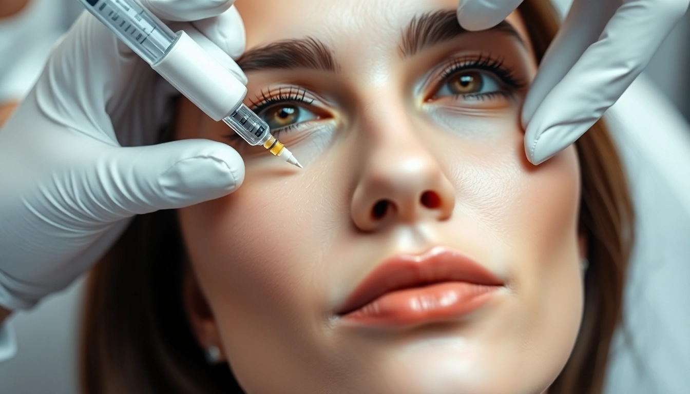 Botox Zürich treatment application in a modern clinic, showcasing smooth skin and professional care for facial rejuvenation.