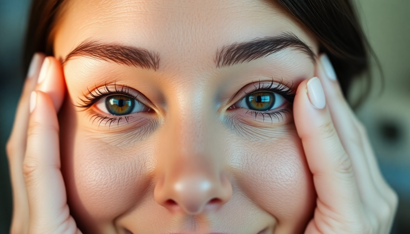 Oberlidstraffung Zürich: Woman with a rejuvenated gaze showing successful eyelid correction, emphasizing natural beauty and confidence.