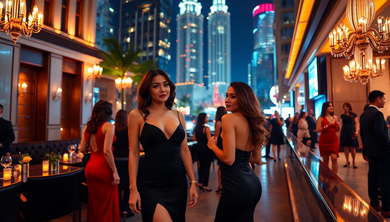 KL escort girl confidently posing in stylish evening attire, exuding charm and sophistication for elite clients.