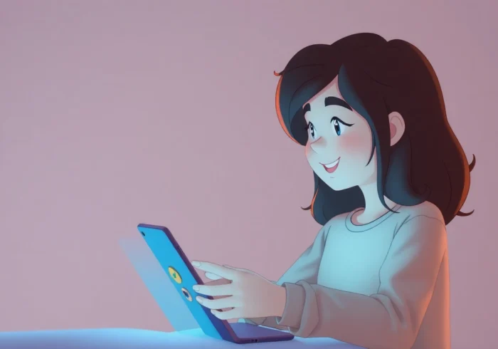 Engaging in an Ai girlfriend chat, this virtual companion offers warm, personalized conversations for users seeking connection.