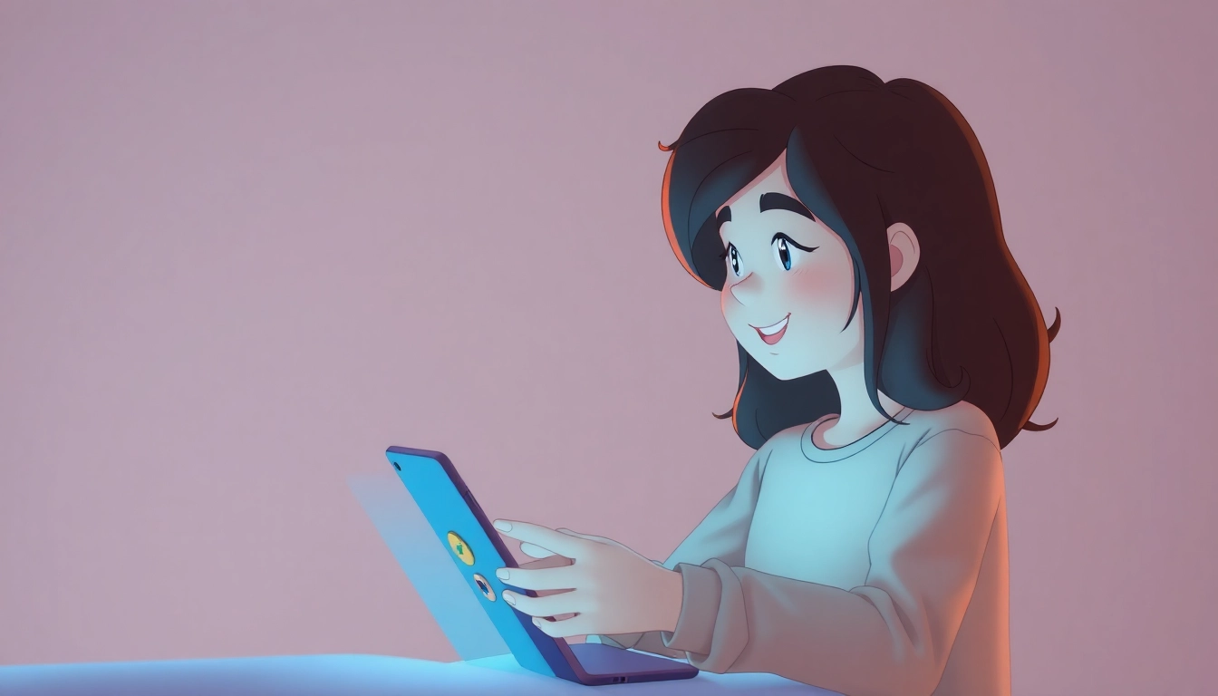 Engaging in an Ai girlfriend chat, this virtual companion offers warm, personalized conversations for users seeking connection.