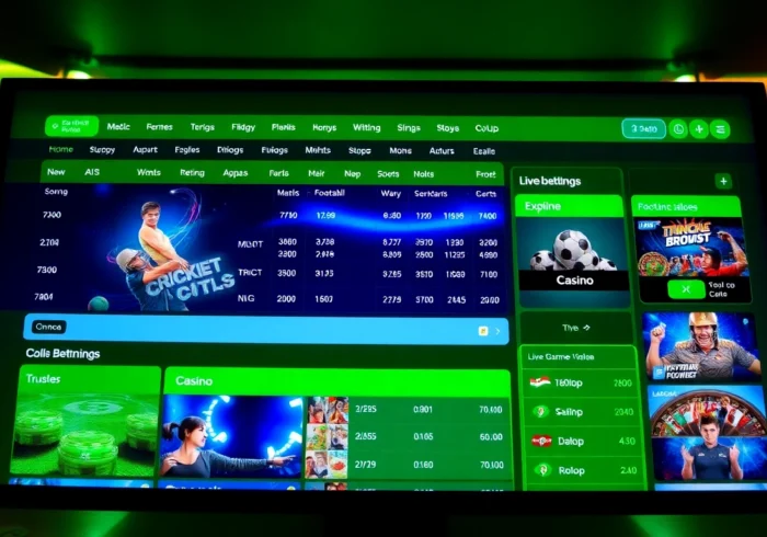 The Reddy Book betting platform screen displaying cricket and football odds with live updates for user engagement and ease of use.