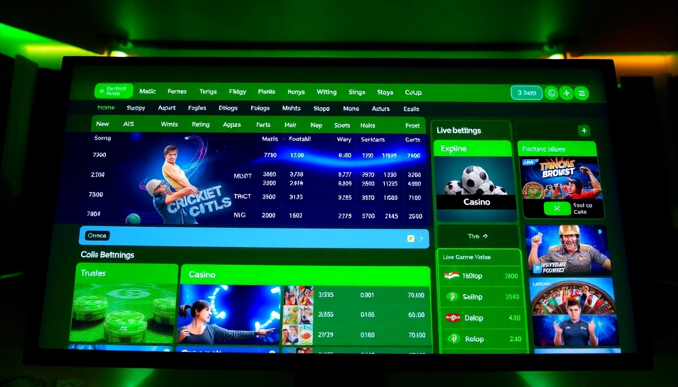 The Reddy Book betting platform screen displaying cricket and football odds with live updates for user engagement and ease of use.