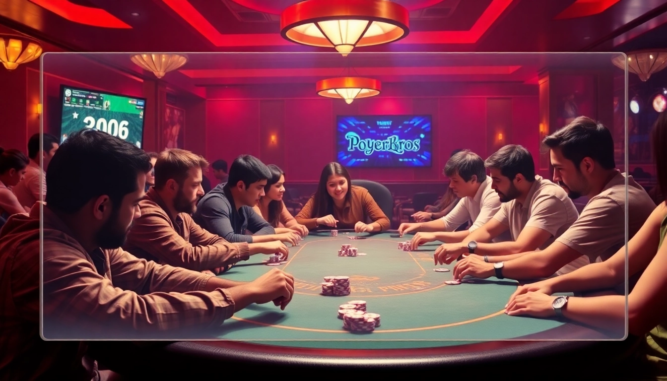 Best pokerbros clubs: vibrant online poker scene with diverse players and dynamic interface for engaging gameplay