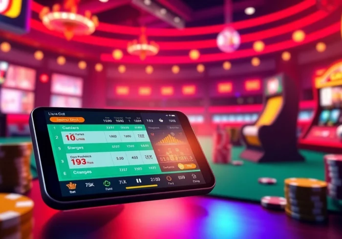 Skyexchange online betting platform showcasing live sports and casino games on a smartphone screen for seamless entertainment and action.