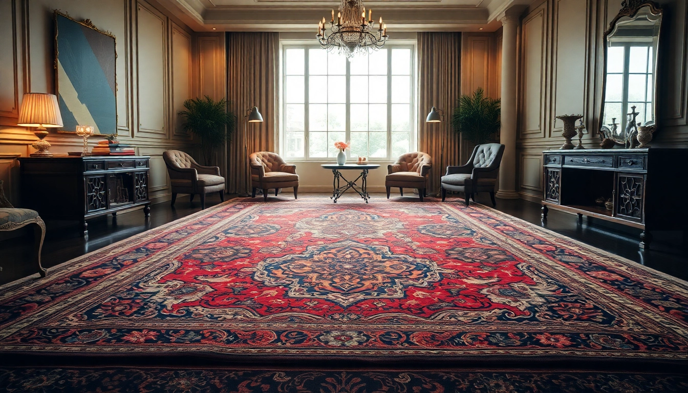 Beautiful Tappeto persiano Milano displayed in a stylish modern home, highlighting rich