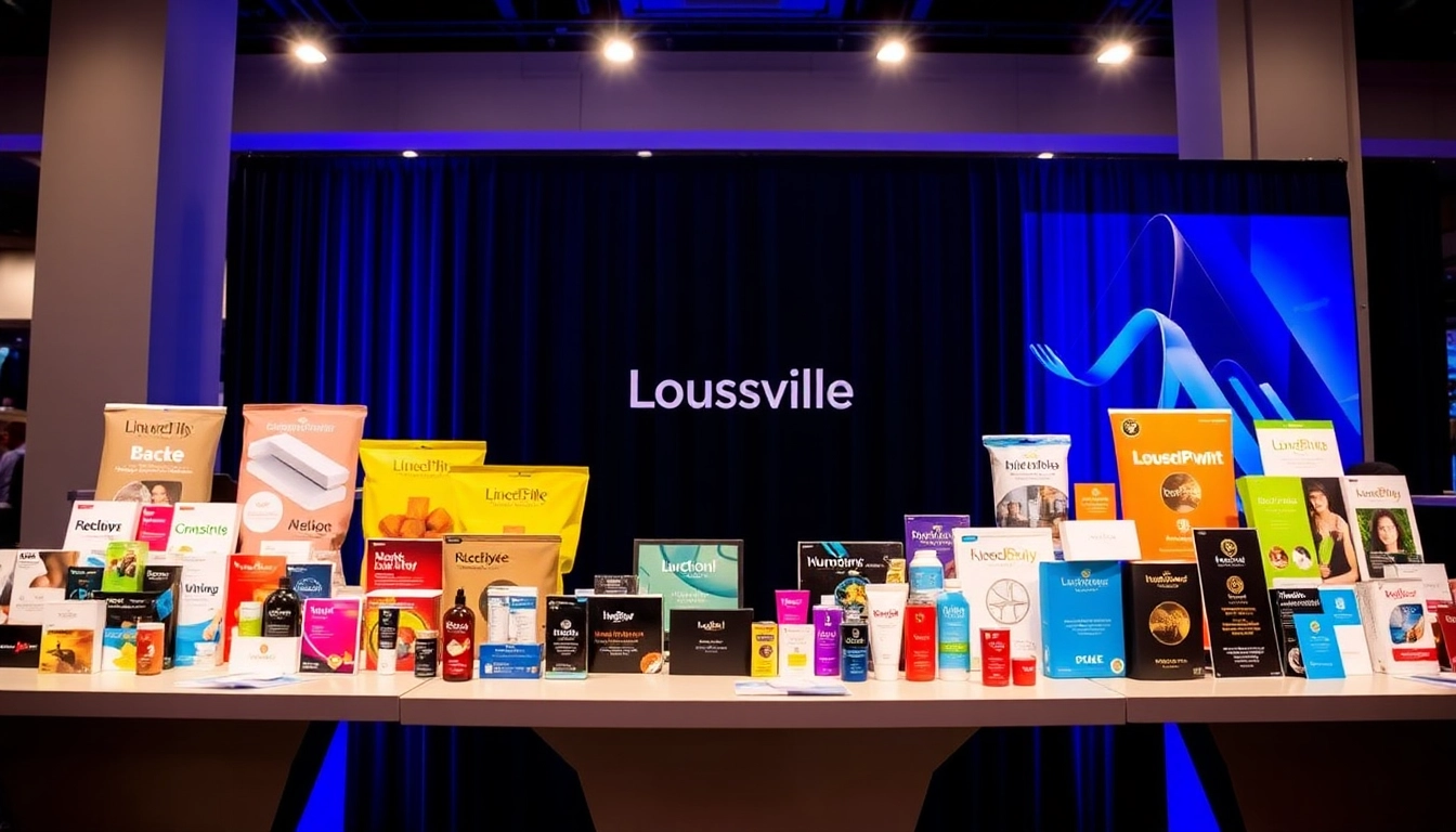 Showcase of eye-catching promotional products in Louisville highlighting custom branding for