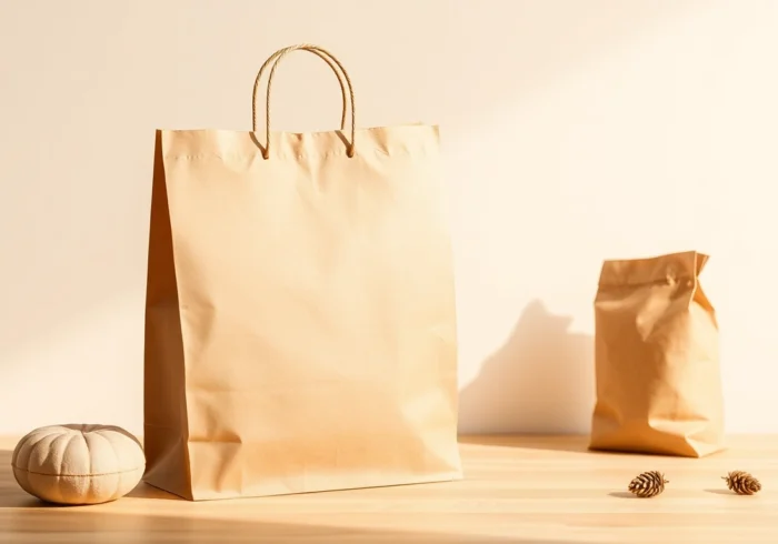 Eco-friendly torba papierowa being used in retail packaging to highlight sustainability and