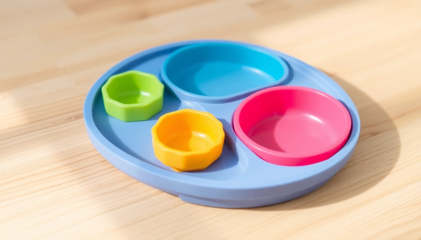 Child-friendly silicone food set with safe set pappa silicone alimentare sicuro per bambini,