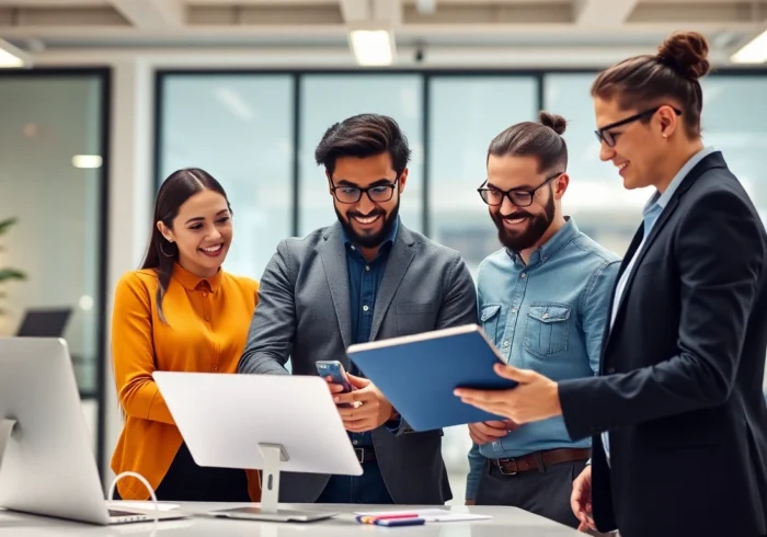Expert team developing agency de posicionamiento seo strategies for business growth and visibility