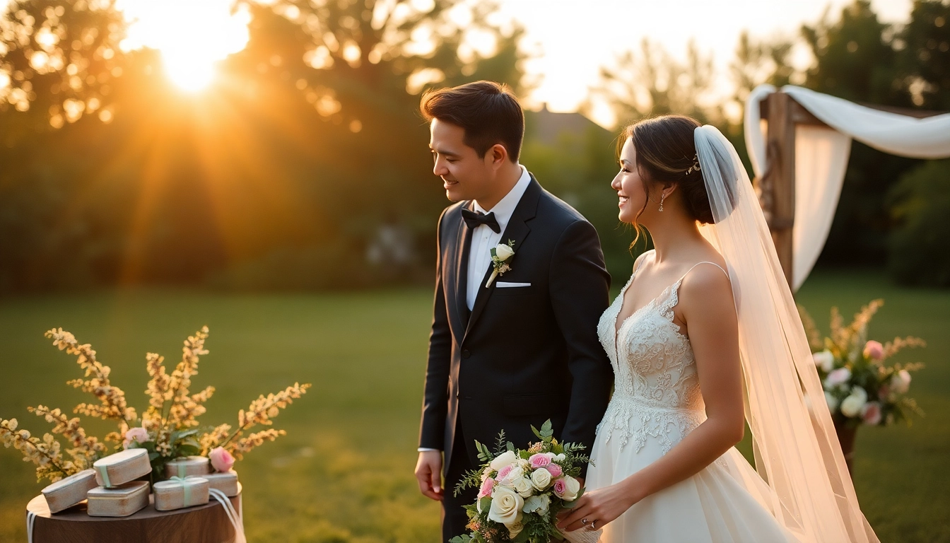 Professional capturing authentic eskuvoi fotozas moments during a romantic outdoor wedding ceremony