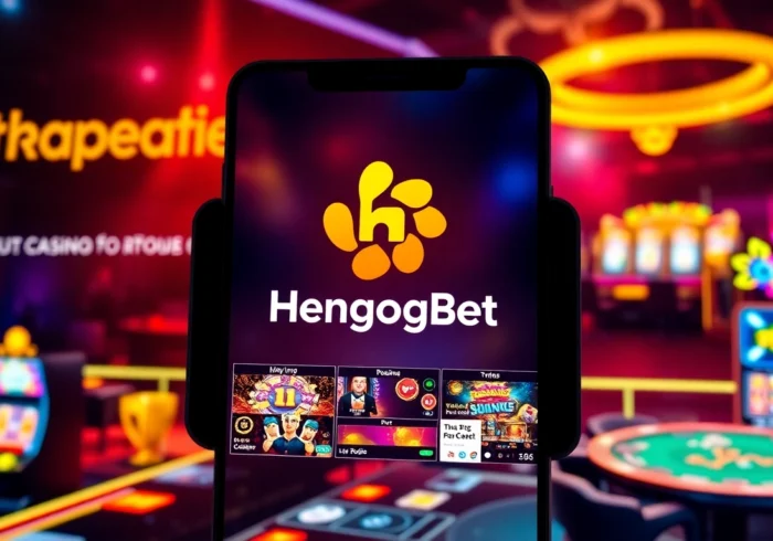 Engaging HengOngBet online casino platform displaying secure login process on a mobile device