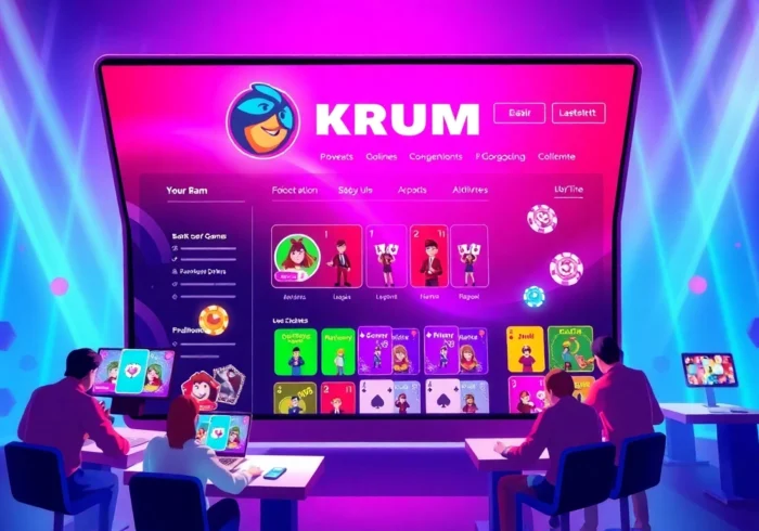 Pakrumy online gaming platform with colorful card games and active players engaging in real
